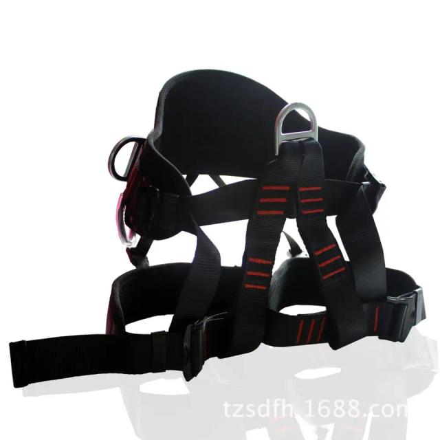 Arnês de Escalada Outdoor com Proteção, Equipamento de Sobrevivência e Cinto de Segurança de 2500kg