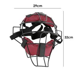 Capacete protetor de beisebol softball protetor facial fivelas ajustáveis capa protetora facial com almofada para acessórios de beisebol - Image 6
