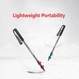 Naturehike-Outdoor Ultraleve Walking Stick, Portable Caminhadas Fibras de Carbono, Trekking Poles, Seção 3, Outer Lock Stick, Ski Stick - Image 4