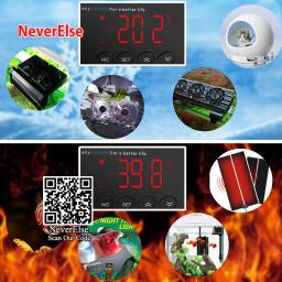 110v 220v inteligente digital termostato regulador de temperatura aquário réptil aquecimento display digital controlador de umidade - Image 6