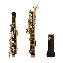 Estilo semiautomático prateado chave, profissional oboé c, instrumento de sopro, conjunto completo acessórios para iniciantes - Image 4