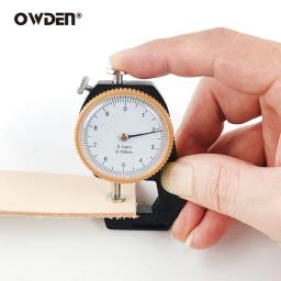 OWDEN Micrômetro-Teste 0-10mm Medidor de Espessura de Dial Medidor de Espessura de Papel de Couro Tester - Image 4