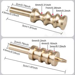 Couro elétrica latão solda ponta do ferro de solda para queimar a borda de couro artesanato máquina de vedação borda linha pirografia ferramenta - Image 3