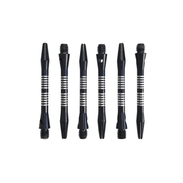 Eixos de Dardos de Alta Qualidade - Conjunto com 3 Peças em Preto, Comprimento de 45mm com Rosca 2BA