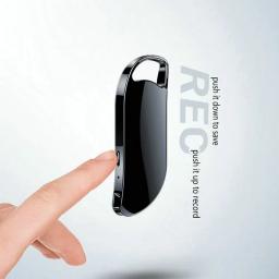 V11 áudio inteligente mini gravador de voz 32gb 64gb usb drive ativada por voz ditaphone chaveiro gravação de áudio para reunião de negócios - Image 4
