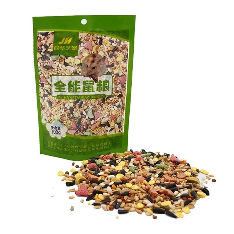 Mistura alimentos para hamsters nutrição avançada dieta alimentação saudável mistura essencial forragem 0.22 lbs / 0.55 lbs - Image 1