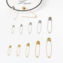 Alfinetes de segurança diy 50 peças, acessórios de ferramentas de costura, agulhas de metal 6mm-12mm, pino de segurança grande, broche pequeno, acessórios de vestuário - Image 3