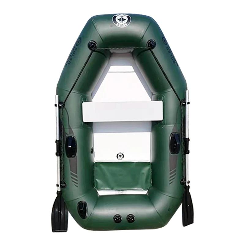 Barco inflável para esportes aquáticos Solarmarine, caiaque de segurança em PVC, canoa, bote, piso de ar Hovercraft, 1 pessoa, 175 cm, 0,7 mm - Image 1