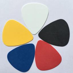 Palhetas para guitarra 0.46 peças, acessórios para ukulele e guitarra, ponteiras folk madeira - Image 1