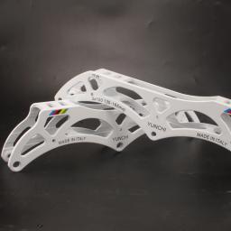 Yunchi neutrino inline velocidade patinação chassis 3 rodas 90 100 110 125mm quadro 4 rodas 4x90 4x100 4x110 base 165mm 195mm m7 liga - Image 3