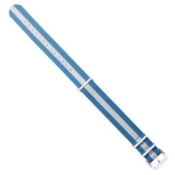 Nova marca do exército esportes laço tecido pulseira de náilon 18mm 20mm 22mm pulseiras de relógio cinto fivela prata acessórios - Image 4
