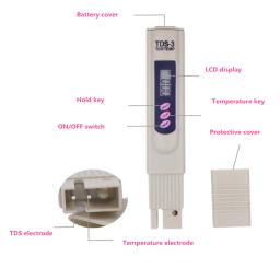 Tds teste caneta portátil digital ph tester gh/dh ferramenta de teste aquário tanque peixes dureza da água medidor faixa medição 1 999990ppm - Image 4