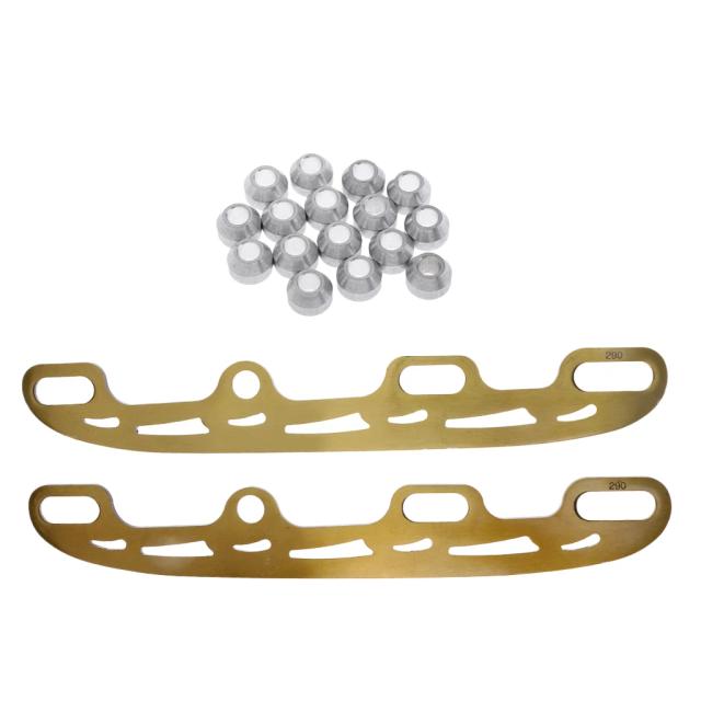 Rolo de Aço Inoxidável MagiDeal para Patins de Gelo, Lâmina Durável e de Alta Performance, 1 Par