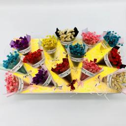 14 estilos de flores secas naturais completas reais artesanato buquê de flores de ginofilia diy caixa de presente decoração para casa vaso - Image 5