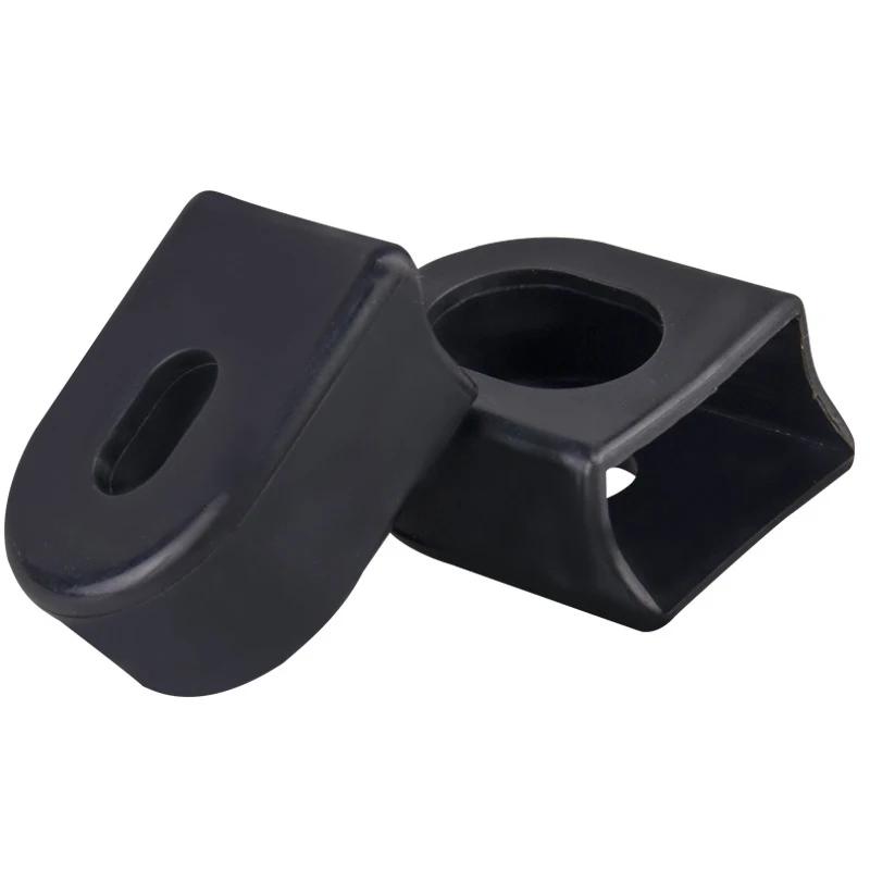 2 pçs silicone bicicleta manivela braço protetor capa corrida rosto manivela bota protetores mtb road bike universal cárter caso de proteção - Image 1