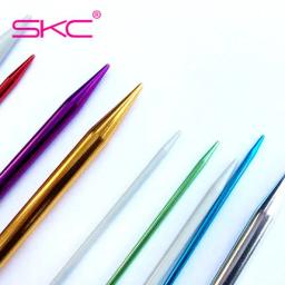 SKC 35 Agulhas De Tricô cm 30 pçs/set Alumínio Crochet Ganchos Agulhas de Tricô Em Linha Reta de Alta Qualidade Única Cabeça de Agulhas de Tricô - Image 5