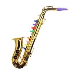Saxofone mini 8 notas abs metal instrumentos de vento musical para presentes de festa idades 3 + crianças - Image 2