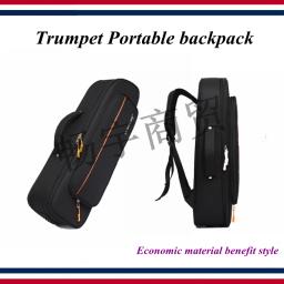 Trompete caixa saco trompete cas acessórios peças mochila portátil material econômico estilo benefício - Image 2