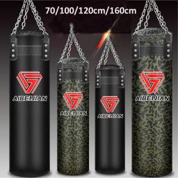 Kickboxing Saco de Perfuração para Adultos Crianças, MMA Taekwondo Sandbags, Gancho Rotativo 360 °, Sacos De Boxe, Home Sanda Training, 70cm-120 - Image 2