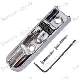 Um conjunto de 6 pçs ponte individual selas tailpiece para 6 cordas baixo guitarra instrumento musical acessórios peças - Image 3