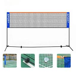 Rede de Tênis Portátil com Suporte, Rede de Badminton Profissional, Casa e Exterior, Altura Ajustável, 3.1m, 4.1m, 5.1m, 6.1m - Image 4
