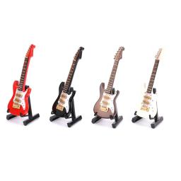 1 conjunto de mini instrumentos musicais de decoração, instrumentos musicais de decoração em miniatura com estojo e suporte - Image 1