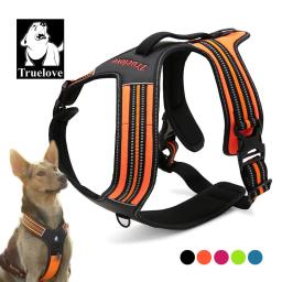 Truelove-Esporte Nylon Reflexivo Sem Puxar Arnês Do Cão, aventura Ao Ar Livre Pet Vest com Alça, XS a XL, 5 Cores, Em Estoque, Fábrica - Image 1