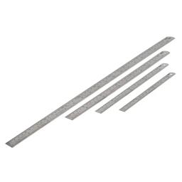 Ferramenta de medição métrica da precisão da régua 15cm/20cm/30cm/50cm de aço inoxidável dobro lado reto do centímetro da régua da escala das polegadas - Image 4