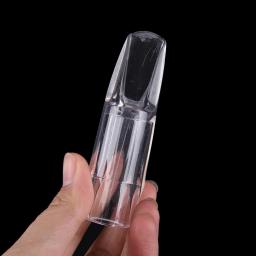 Saxofone Alto ou Soprano transparente, bocal para saxofone tocando, Jazz Music Instruments Parts - Image 2