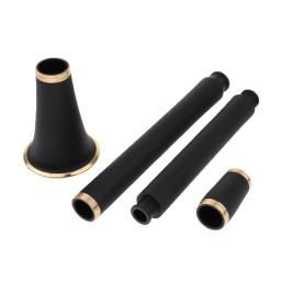 1 pacote partes de instrumentos de sopro, bricolagem abs, corpo de clarinete preto - Image 1