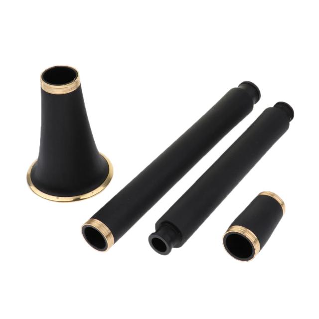 Pacote Completo de Peças para Instrumentos de Sopro: Bricolagem em ABS e Corpo de Clarinete Preto