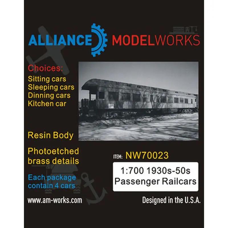 Am-work nw70023 1/700 1930s-1950s vagões de passageiros conjunto de detalhes de atualização - Image 1