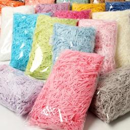 Confetti De Seda De Raffia Viva, Caixa De Presente Do Natal DIY, Material De Enchimento Da Caixa De Doces, Fontes De Festa De Casamento Em Casa, 20-100g - Image 1