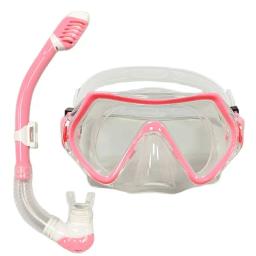 Conjunto de natação profissional infantil, impermeável, óculos de silicone macio, óculos de natação, máscara de mergulho infantil, respiração - Image 1