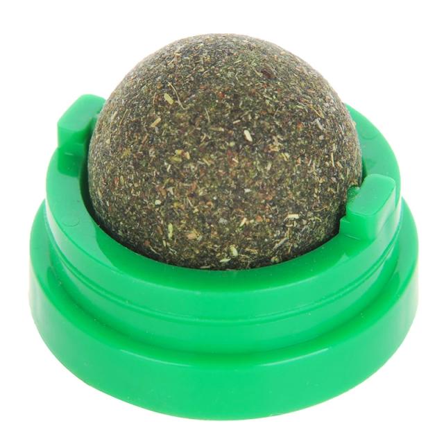 Bola Verde de Brinquedo com Catnip para Gatos: Seguro, Saudável e Comestível para Gatinhos e Gatos Pequenos