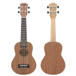 Irin 21 Polegada soprano ukulele sapele 4 cordas guitarra havaiana instrumentos musicais presente ukulele soprano guitarra com saco de show afinador - Image 4