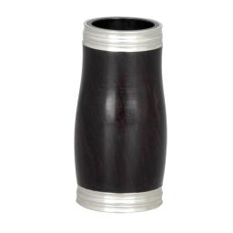 Ebony Clarinete Tuning Tube, Duas seções, Barril Treble Pitch Pipe com Silver Rim, Acessórios para instrumentos de sopro - Image 1