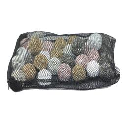 5Pcs Sacos de Filtro Do Tanque de Peixes de Aquário Mídia Filtro de Rede de Malha Sacos com Zíper para Peletizada Carvão Ativo Bio Bolas Anéis de Cerâmica - Image 3