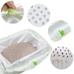 Gato caixa de areia saco de filtro pet sandbox bandeja de toalete peneiramento forros sacos de lixo gatinho maca pan sacos de limpeza suprimentos para gatos - Image 4