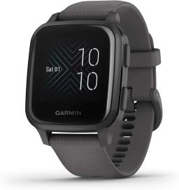 Relógio inteligente garmin prateado, relógio inteligente esportivo à prova d'água com gps, monitoramento de frequência cardíaca, pista de velocidade para corrida e maratona - Image 2