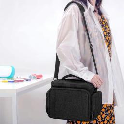 Bolsa de transporte para alegria-estojo de transporte para alegria e conjunto de ferramentas-bolsa com seções de armazenamento de suprimentos-pressa de calor doméstica stora - Image 3
