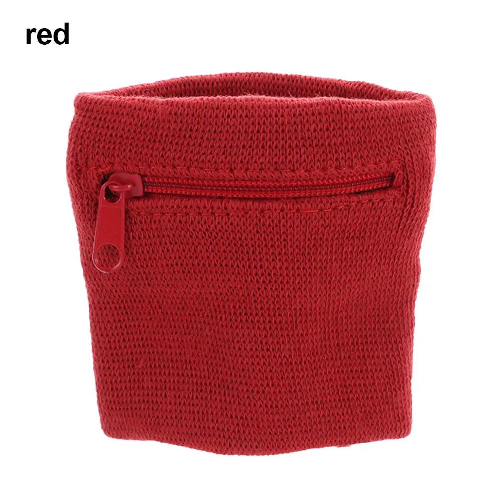 1pc esportes pulseira bolsa saco com zíper proteção de pulso manga absorvente toalha banda ao ar livre correndo viagem bicicleta chave bolso - Image 1