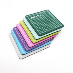 Mini Esteira De Corte para Artesanato, Esteiras De Tábua De Corte, Acessórios De Almofada De Gravura, PVC, 8cm * 8cm - Image 5