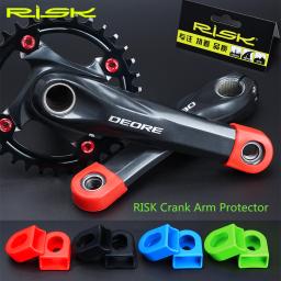 Risco 2 pçs silicone manivela braço protetor capa mountain road bicicleta universal pedaleira tampa protetora mtb ciclismo acessório - Image 5