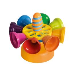 Crianças 8 nota percussão sino colorido mão sino musical jogo do bebê cedo educacional instrumento de música brinquedos para crianças presente - Image 2