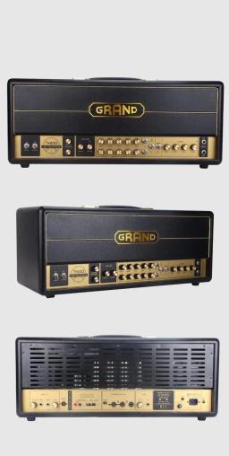 Cabeça de amplificador de guitarra grand valve, estilo jxs120 100w na cor preta el34/6l6, interruptor selecionado preamp 12ax7x4 tubo de potência 4 x el34 - Image 4