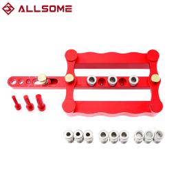 TODOS 6/8/10mm Auto-centralização Carpintaria Doweling Jig Drill Guia Madeira Dowel Puncher Localizador Kit Ferramentas para Carpintaria - Image 2