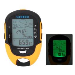 SUNROAD-Rastreador de navegação GPS portátil, receptor portátil, altímetro digital portátil, barômetro, localizador de bússola - Image 3