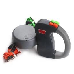 Guia duplo para cães, durável, duas cabeças, corda de tração, portátil, automático, rotação retrátil, coleira para animais de estimação (menor que 50kg) - Image 4