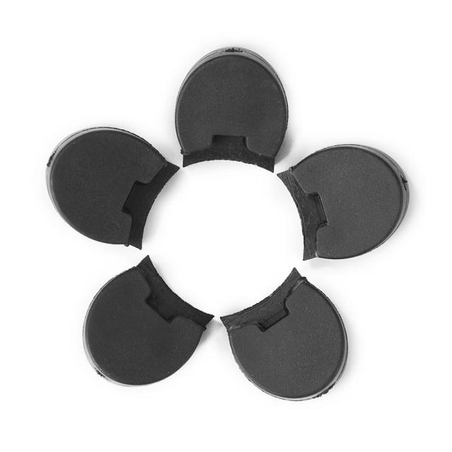 Conjunto de 5 Almofadas Confortáveis para Polegar de Clarinete e Protetores de Dedo para Oboé - Reposição para Instrumentos de Sopro